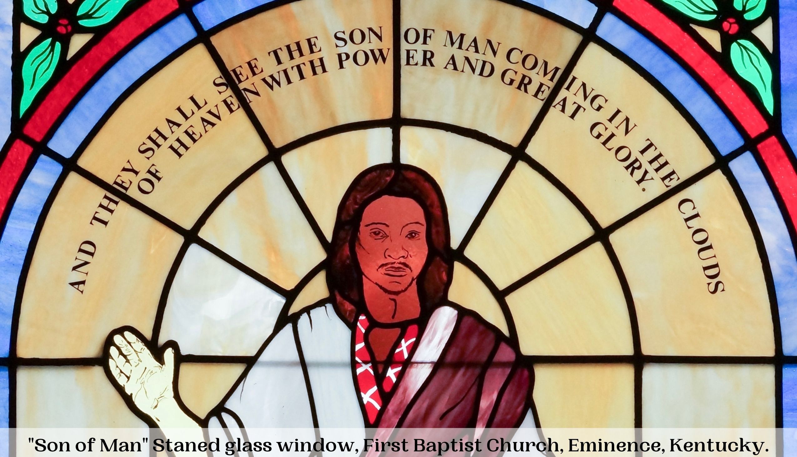 Son of Man Stained glass
