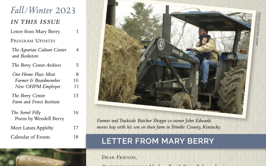 The Berry Center Newsletter – Fall 2023