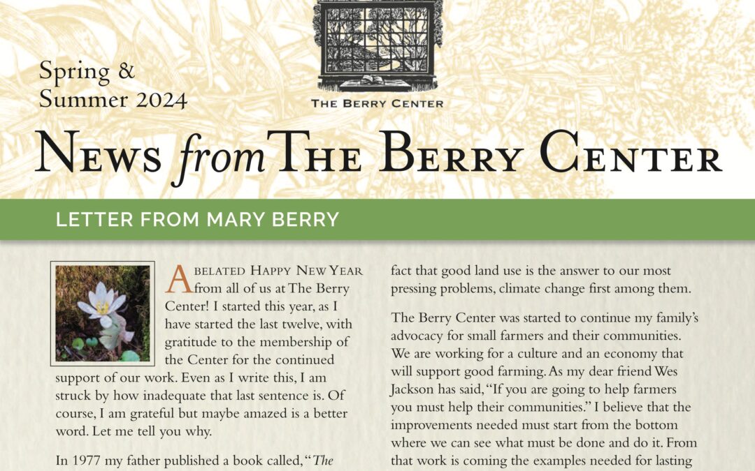 The Berry Center Newsletter – Spring 2024