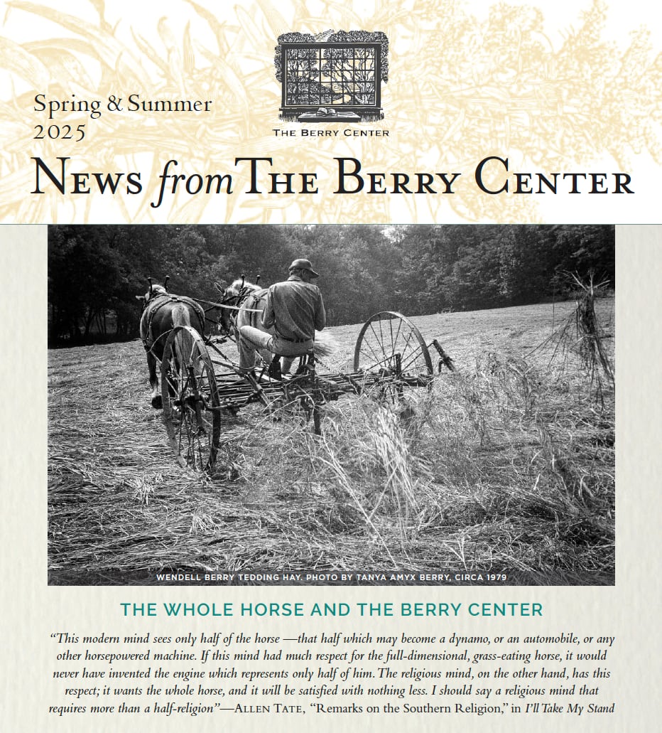Cover of The Berry Center Journal - Volume Four - Spring 2021